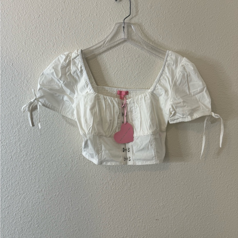 BRITNEY SPEARS STYLE tanktop white size XS